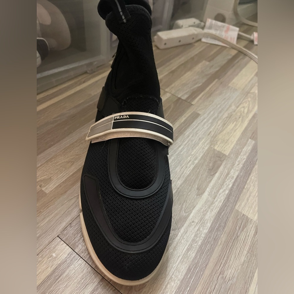 Black Prada nylon sneakers - Picture 3 of 8